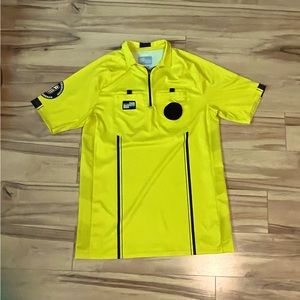 Yellow USSF soccer Referee jersey